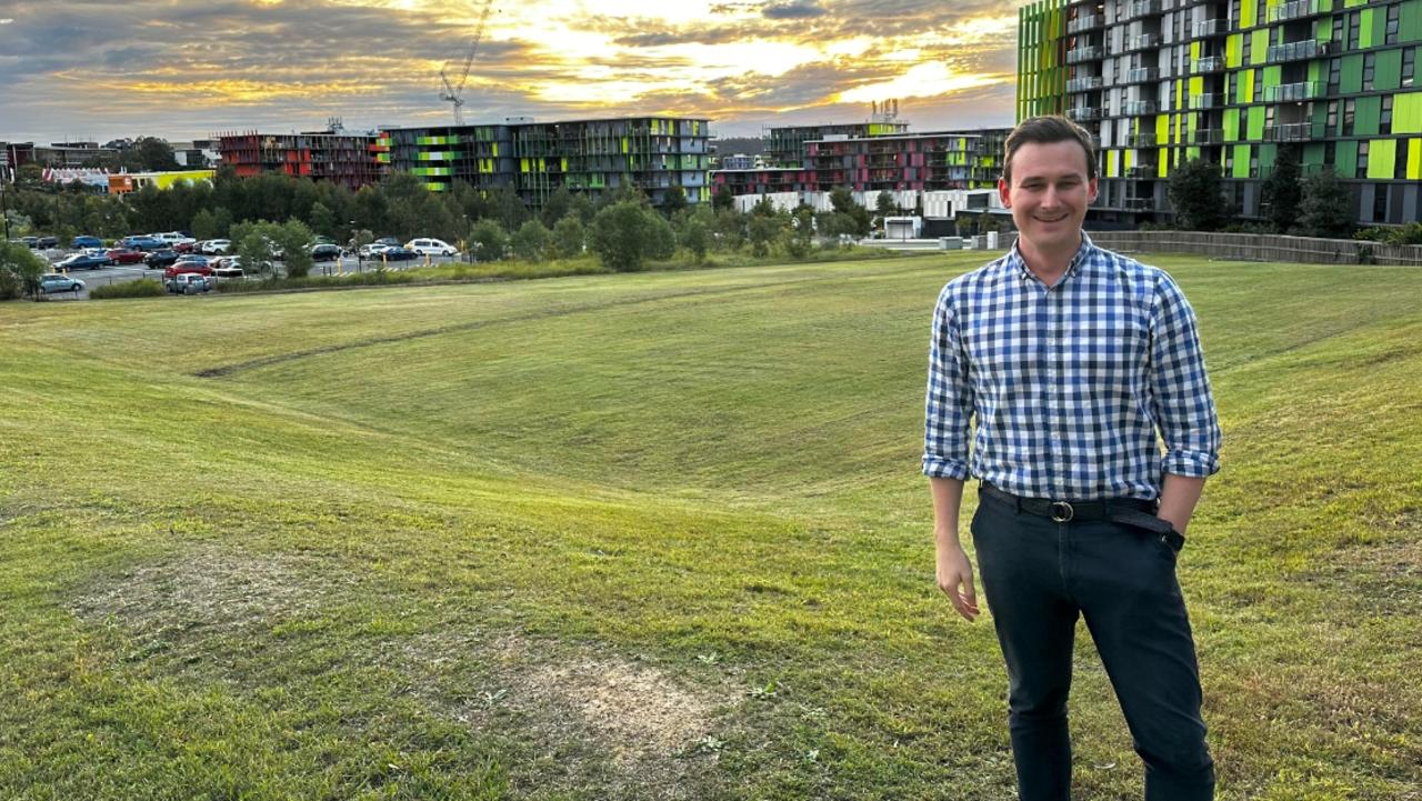 Bonney MP Sam O'Connor has been asking the State Government to develop land at the Gold Coast Health and Knowledge Precinct for more housing.