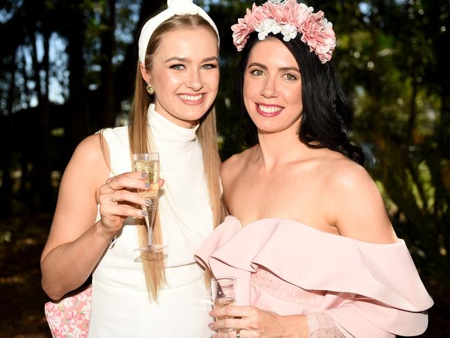 Townsville Jaguar Land Rover Ladies Race Day 2018. Socials. Jessica Clelland and Shelley Dawber-Martin