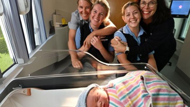 Mater Hospital midwives have joined forces to upskill country midwives. Picture: Mater Hospital.