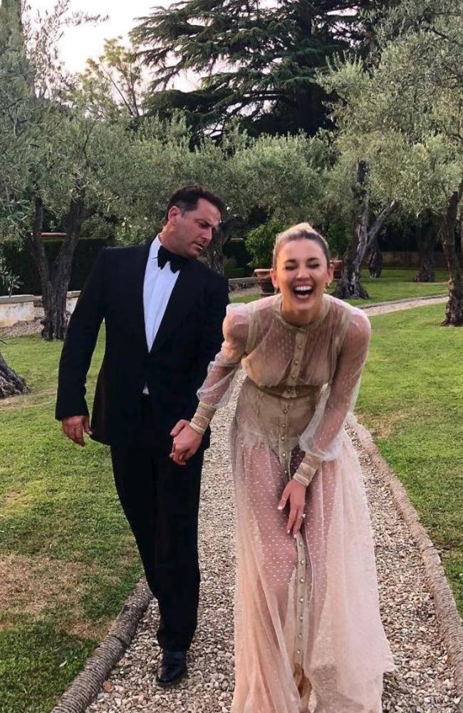 Jasmine Yarbrough wore a Jess Andreatta-designed dress to a friend’s wedding in Tuscany.