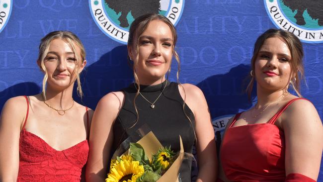 Ava, Maya and Lilly at the Sunshine Beach State High School formal 2024.