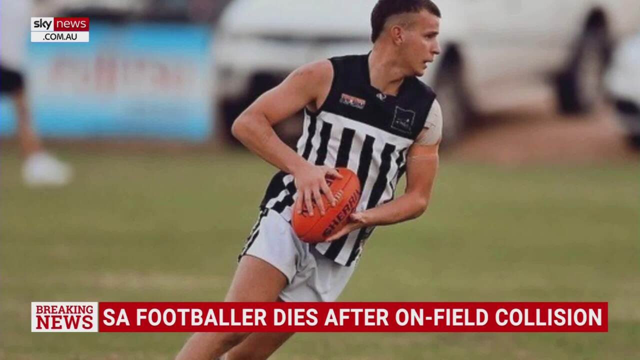 South Australian footballer dies after on-field collision