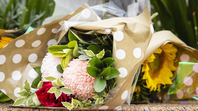 The Chronicle is encouraging residents to leave flowers to honour Robert Brown who died as result of injuries suffered in an alleged robbery outside Grand Central. Picture: Kevin Farmer