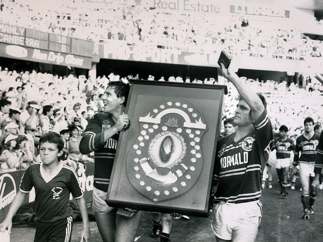 Manly defeated Canberra for the 1987 premiership. Picture: Supplied