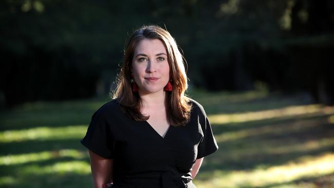 News Corp Australia’s Sunday newspapers political editor Annika Smethurst’s home was raided early in the morning by the AFP. Picture: Kym Smith/News Corp Australia