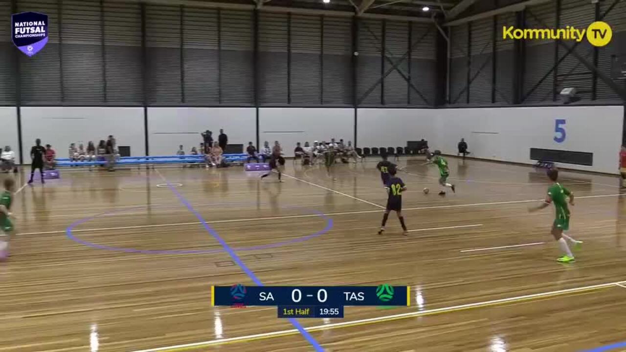 Replay: Football South Australia v Football Tasmania (U12 Boys) - 2025 National Futsal Championships Day 2