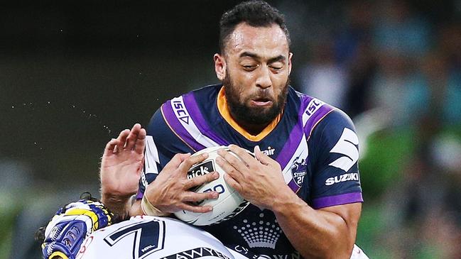 Sam Kasiano is being shopped around by the Storm. Picture: Getty Images