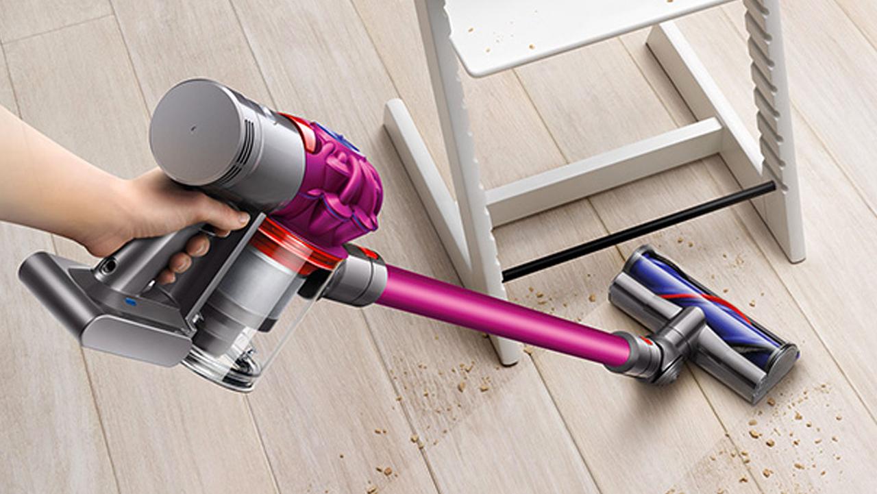 Dyson stick vacuum cleaners have become a covetted household appliance. Picture: Dyson