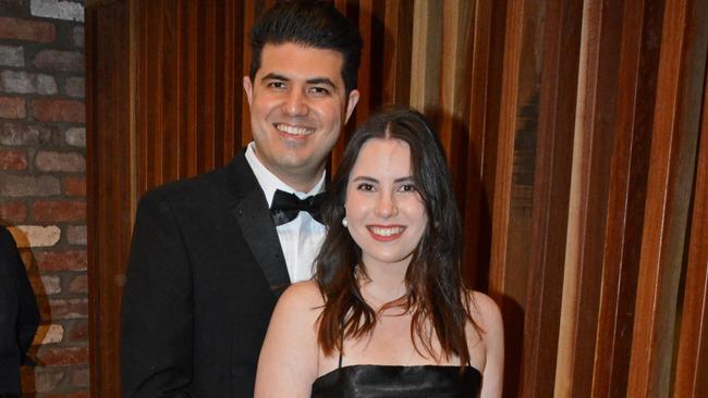 Samuel Schembri and Emma Jaroslawski at The Ark black tie charity ball at Parkwood Village. Picture: Regina King