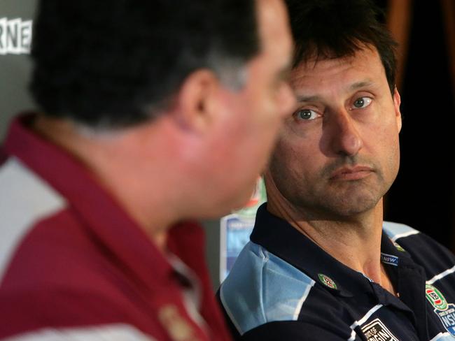 Daley struggled against Mal Meninga and his dynasty-making team. Picture: Peter Wallis