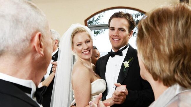 Only the newlyweds and their parents will be allowed anywhere near the dance floor.