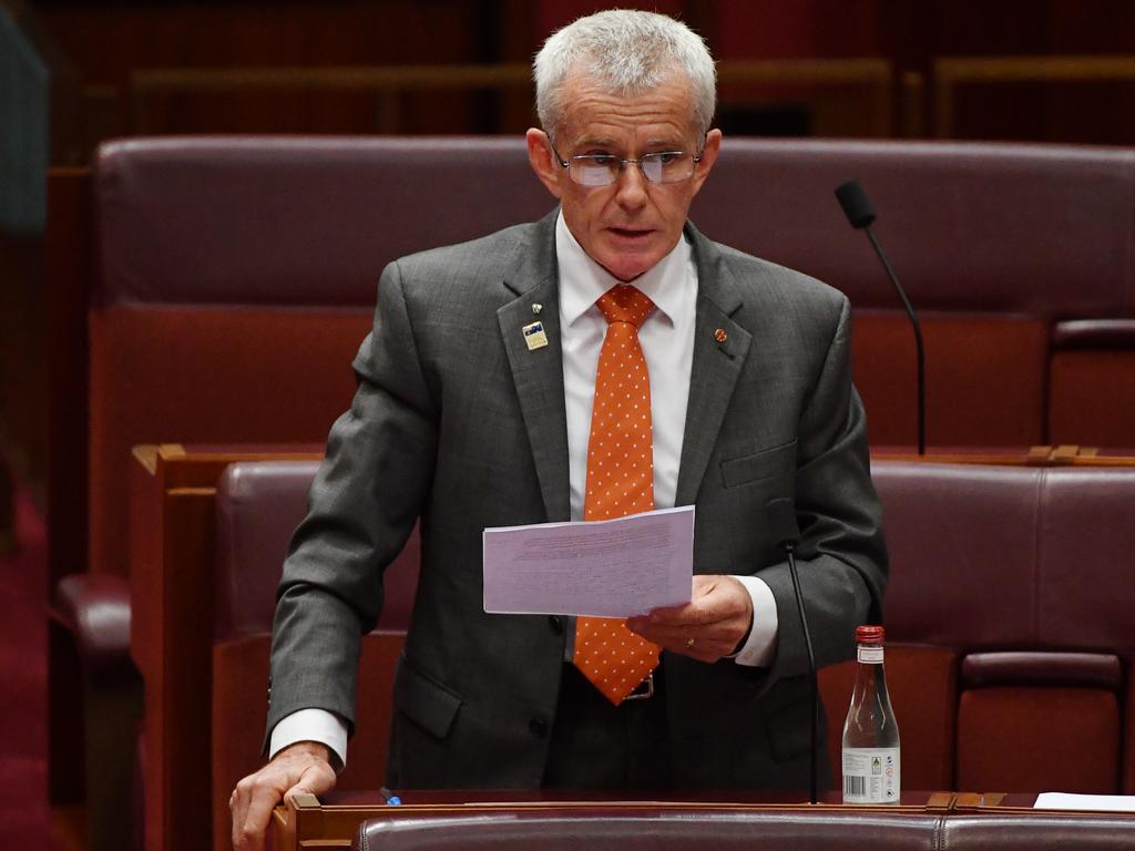 One Nation Senator Malcolm Roberts. Picture: AAP/Mick Tsikas