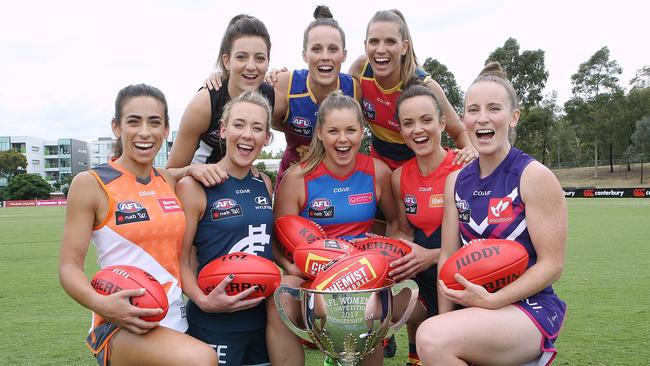 AFLW players have been given a well-deserved pay rise. Picture: Wayne Ludbey