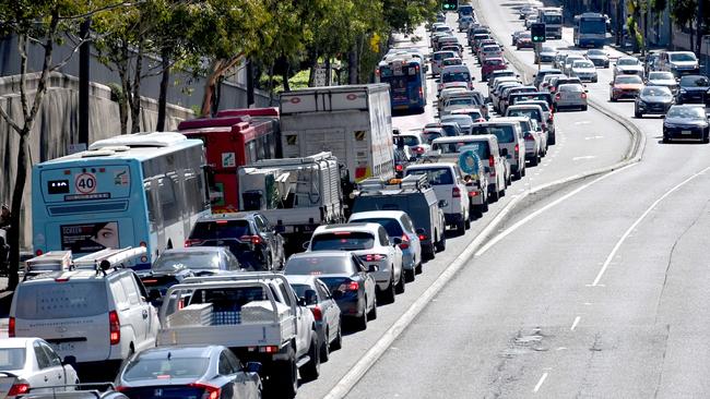 Commuter traffic along Parramatta Road in Sydney. Picture: Jeremy Piper/NCA NewsWire