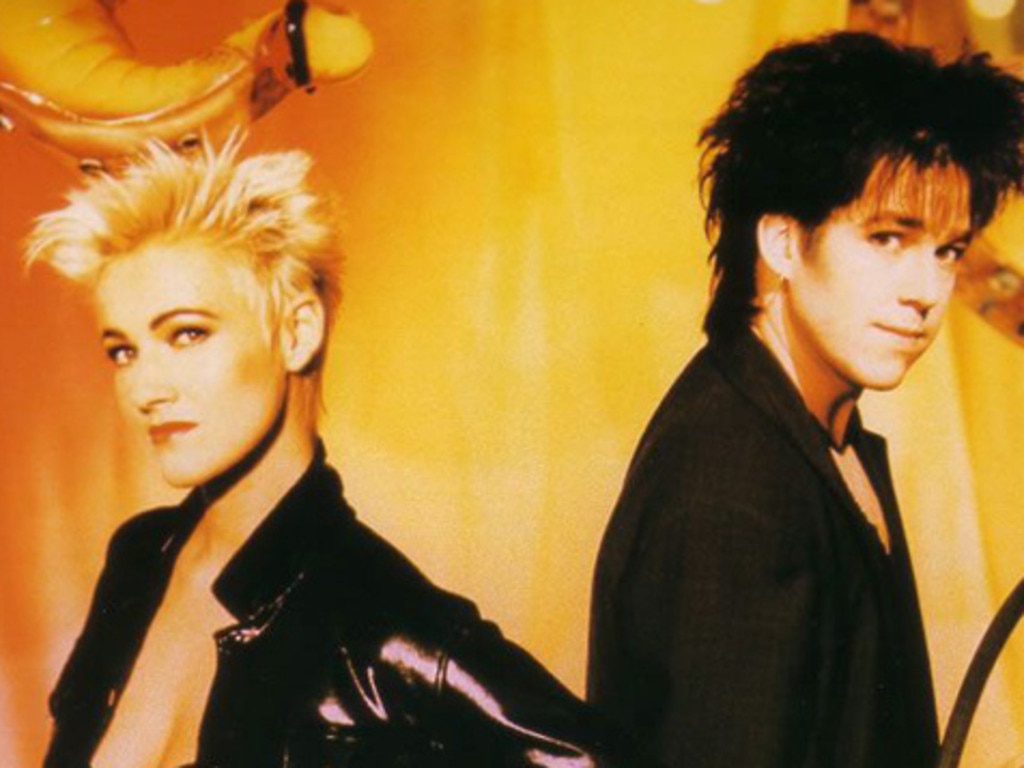 Roxette’s Marie Fredriksson and Per Gessle during the band’s heyday. Picture: Supplied