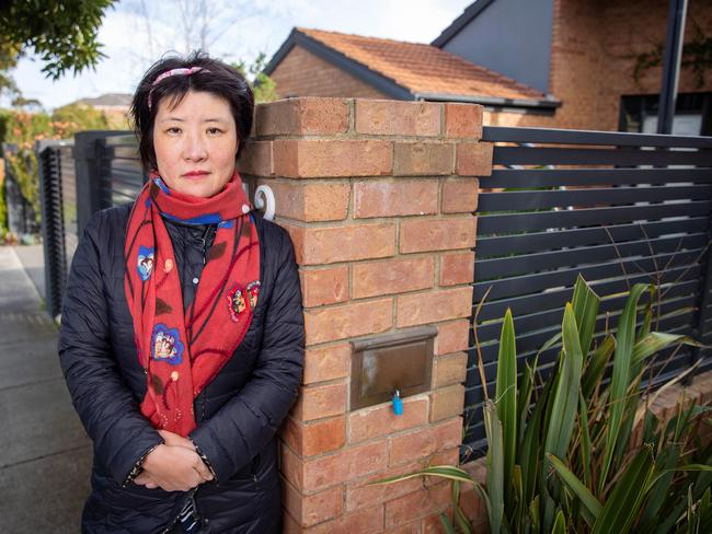 Jian Cheng is a landlord who told the Herald Sun last week she's fed up with the huge land tax she has to pay on her property in Victoria that she's moving her family to Queensland. Picture: Mark Stewart