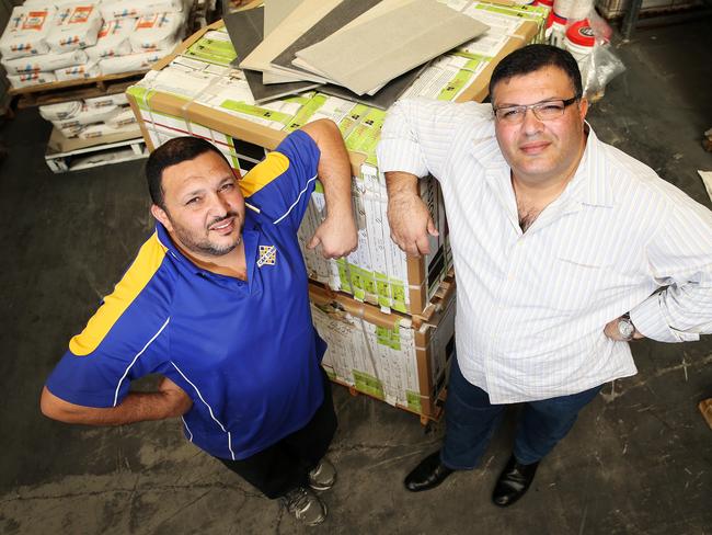 Brothers Jason and Anthony Karam. Picture: ELISE SEARSON
