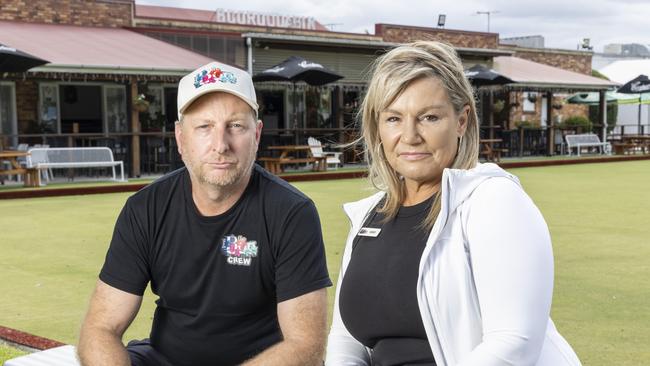 The Boo general manager Jeffrey Crawford and function manager Heidi Cooper say a foul stench is ruining their business. Picture: Richard Walker