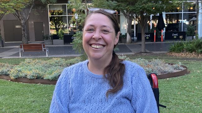 Ashleigh Mann, 46, from Richmond, has spent a month at the Pullman Hotel at SA Health’s expense instead of being in a RAH bed. Picture Brad Crouch