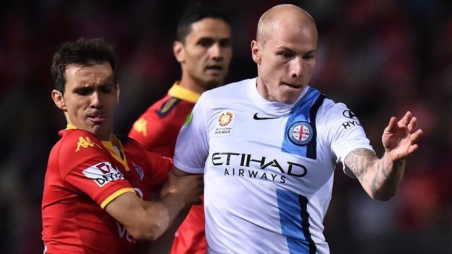 Aaron Mooy’s outstanding form for Melbourne City in the A-League earned him his move to Huddersfield. Picture: Getty Images 