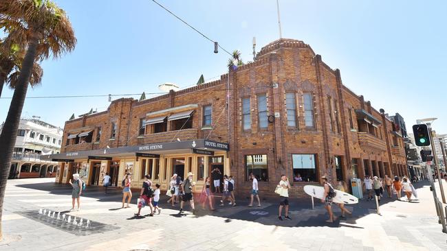 The Steyne Hotel at Manly. Picture: Troy Snook.