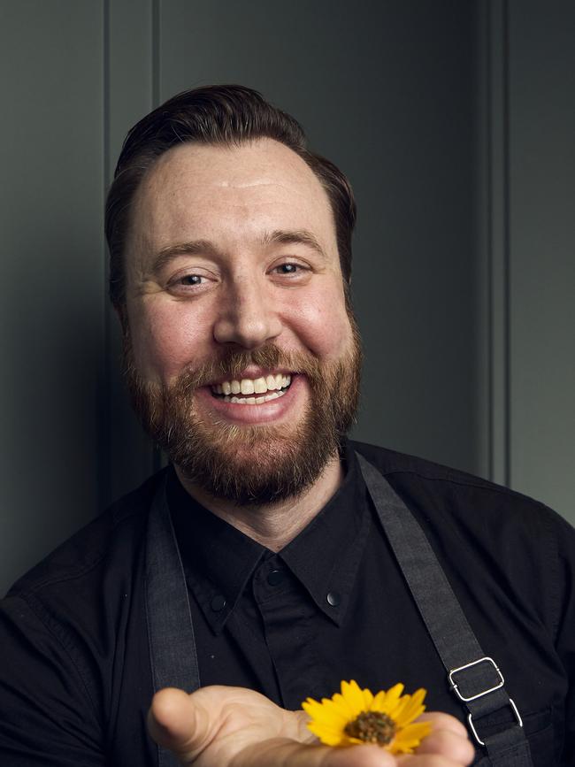 Justin James, head chef at Restaurant Botanic. Picture: Matt Loxton