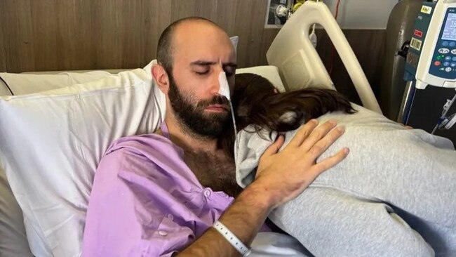 David Sacco, an Innes Park dad and nurse, is struggling after being diagnosed with stage three bowel cancer.