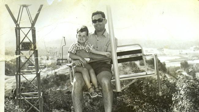 The old chairlift up to Magic Mountain on the Gold Coast Picture: Supplied