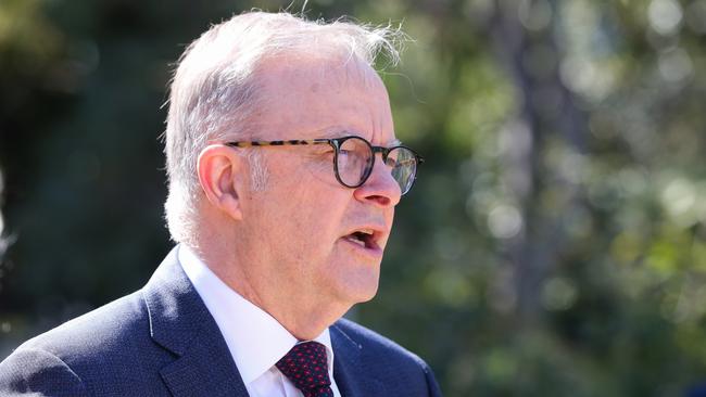 Anthony Albanese in Sydney on Tuesday. Picture: NewsWire / Gaye Gerard