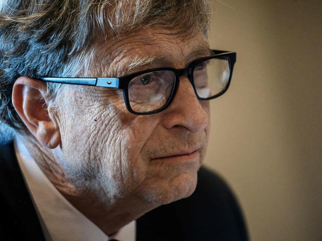 Tech billionaire Bill Gates has donated substantial funds to the search for a vaccine. Picture: Jeff Pachoud/AFP