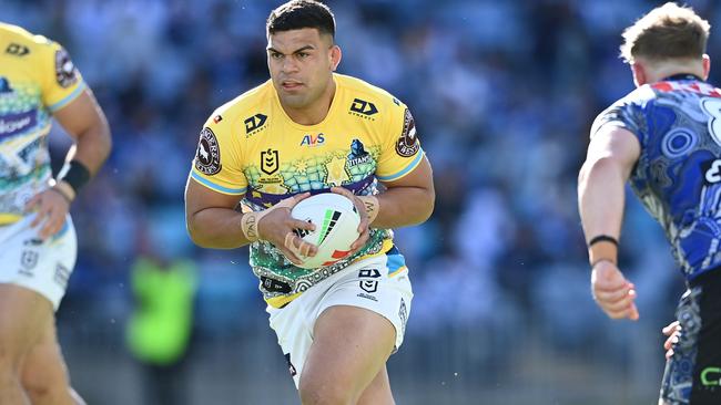 David Fifita has rocketed into the Queensland starting team. Picture: NRL Photos/Gregg Porteous