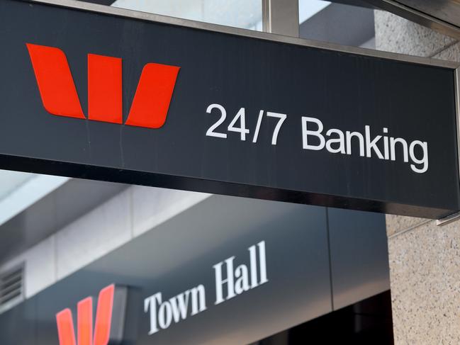 SYDNEY, AUSTRALIA - NCA NewsWire Photos DECEMBER, 11, 2020: General view of signage at a Westpac branch in Sydney. Picture: NCA NewsWire/Bianca De Marchi