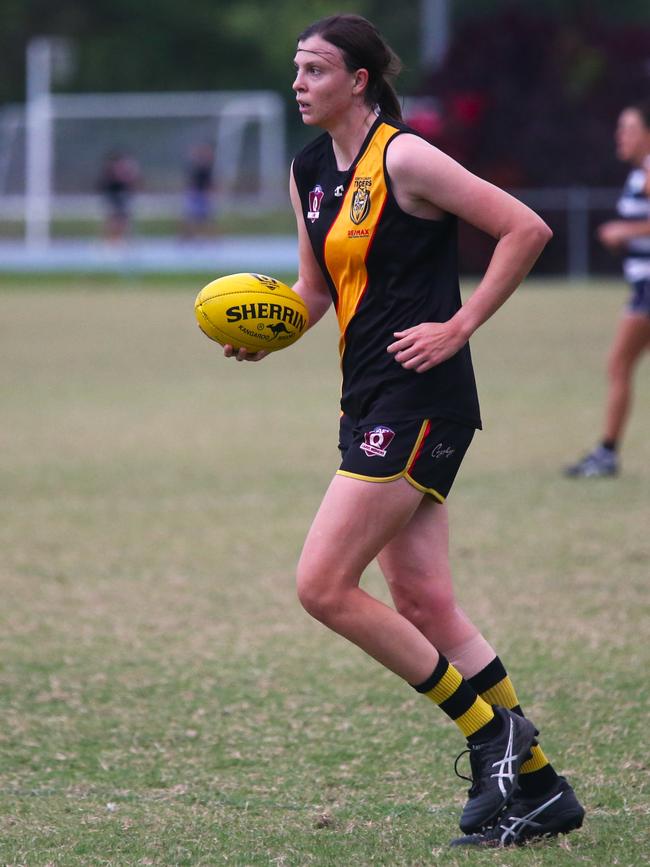 North Cairns Tigers ruck Hannah Hillman