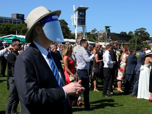 Royal Randwick Racecourse hosted about 10,000 punters. Picture: Jane Dempster