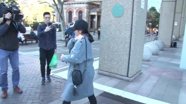 RAW: Supporter of "the Hugh Jackman of China" leaves Sydney court