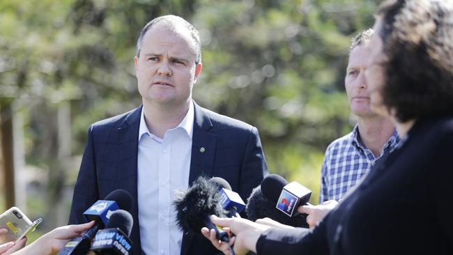 Fairfax MP Ted O'Brien is pushing for Defence to pick the only Australian company in the running for a major contract to ensure jobs and profits stay on shore. Picture: Lachie Millard