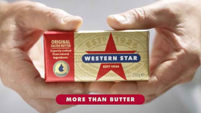 Australian-produced Western Star butter sells for $1.80 per 100g versus $1.45 per 100g for New Zealand’s Westgold.