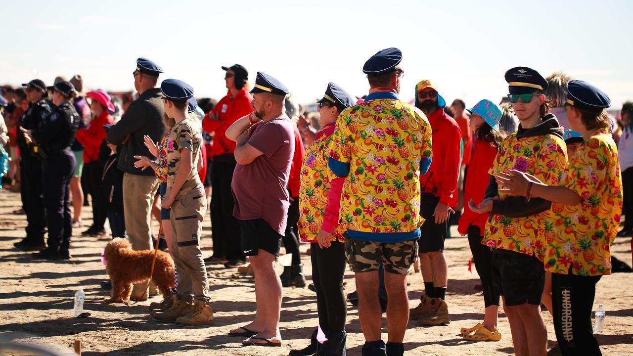 The world record attempt for the Nutbush at Big Red Bash 2023. Photo: Danica Clayton