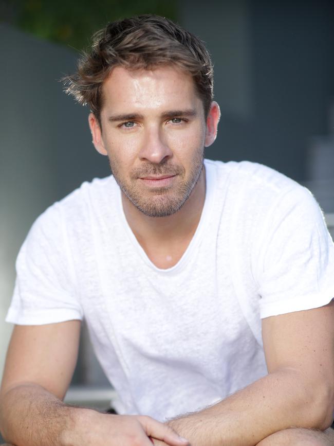 Hugh Sheridan at Bondi Beach. Picture: Christian Gilles