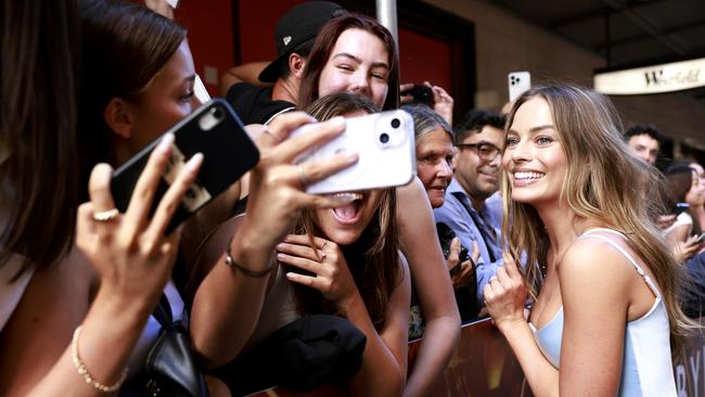 Margot Robbie attends the Australian Premiere of Babylon at State Theatre on January 16 in Sydney, Australia. Picture: Getty Images