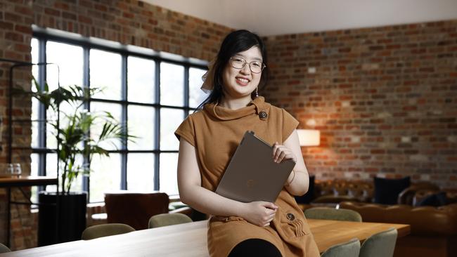 WiseTech employee and UTS student Fiona Chuang. Picture: Richard Dobson