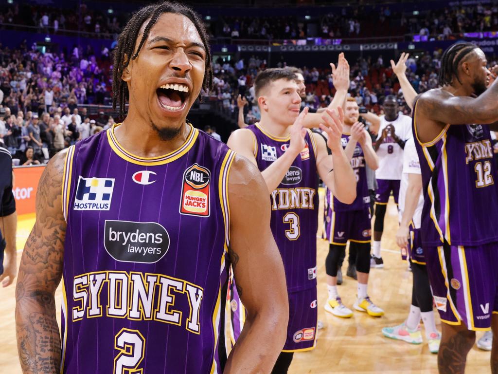 Jaylen Adams was enormous for the Sydney Kings in his maiden NBL season. Picture: Jenny Evans/Getty Images