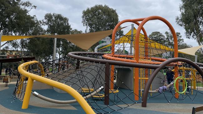 A fun new playground now open to the public. Picture: Patrick Morrow