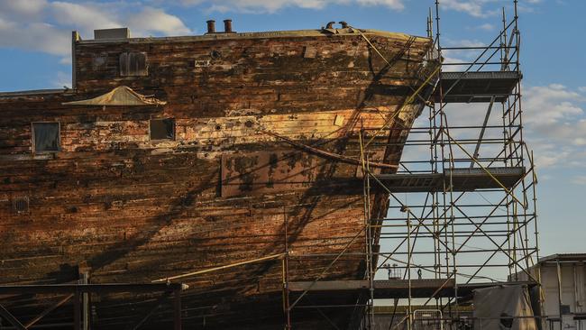 The City of Adelaide is the world's oldest Clipper Ship. Picture: Roy VanDerVegt