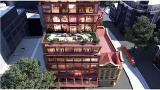 The development would be build on George St in the Sydney CBD.