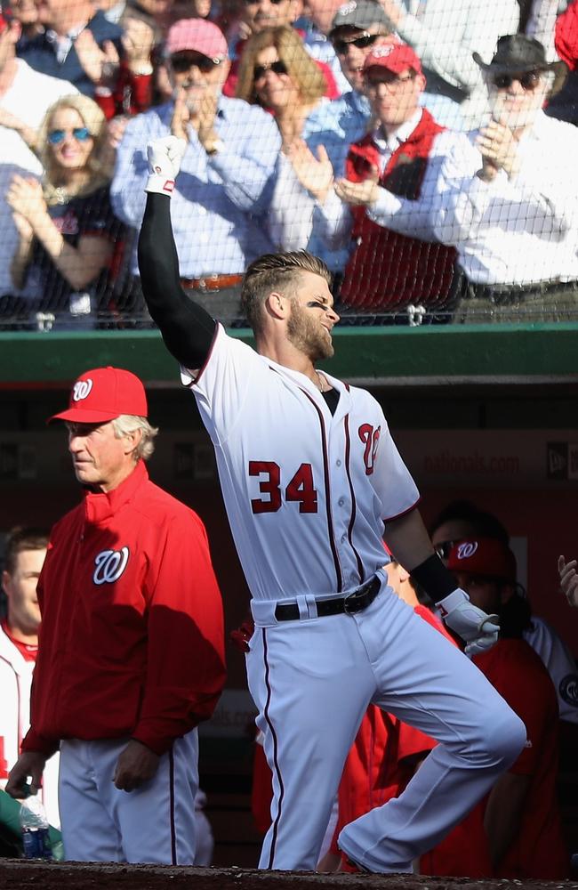 Bryce Harper's 100th Career Home Run Is Grand Slam vs. Braves