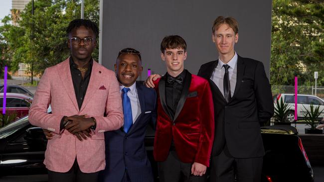 Varsity College students arriving for their year 12 formal at Mantra on View in Surfers Paradise. Picture: Jerad Williams