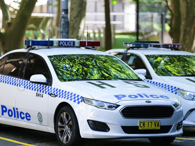 SYDNEY, AUSTRALIA , NSW Police Force general generic stock GV breaking news police tape image at the Headquarters in Surry Hills, Sydney Australia. Picture: NCA Newswire / Gaye Gerard