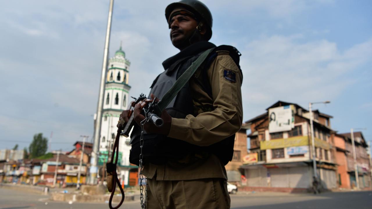 Kashmir is now under India’s direct control as curfews and a communications blackout come into force. Picture: Sajjad Hussain / AFP