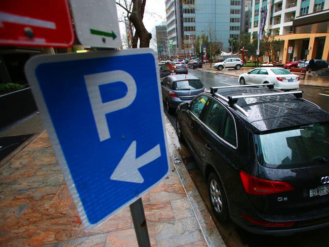 general shots of parking in North Sydney LGA.